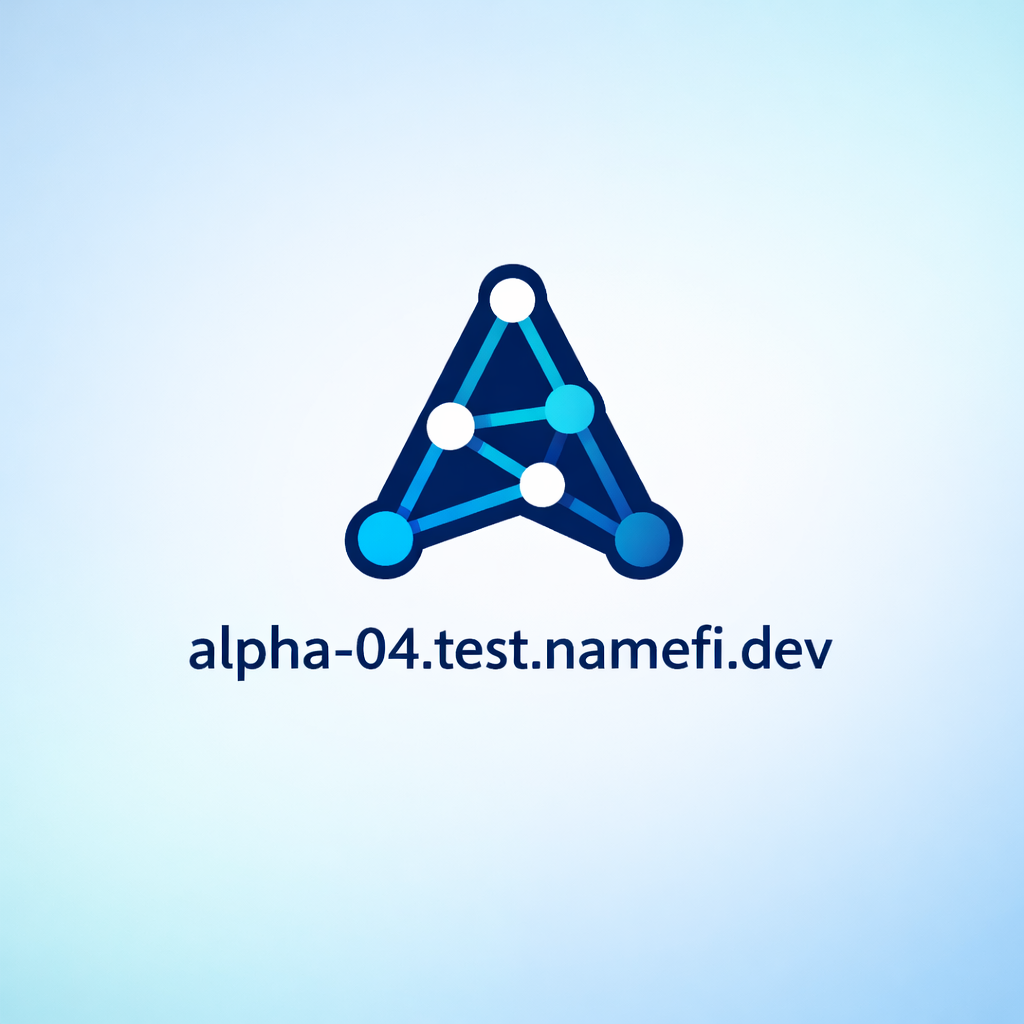 Artwork for alpha-04.test.namefi.dev